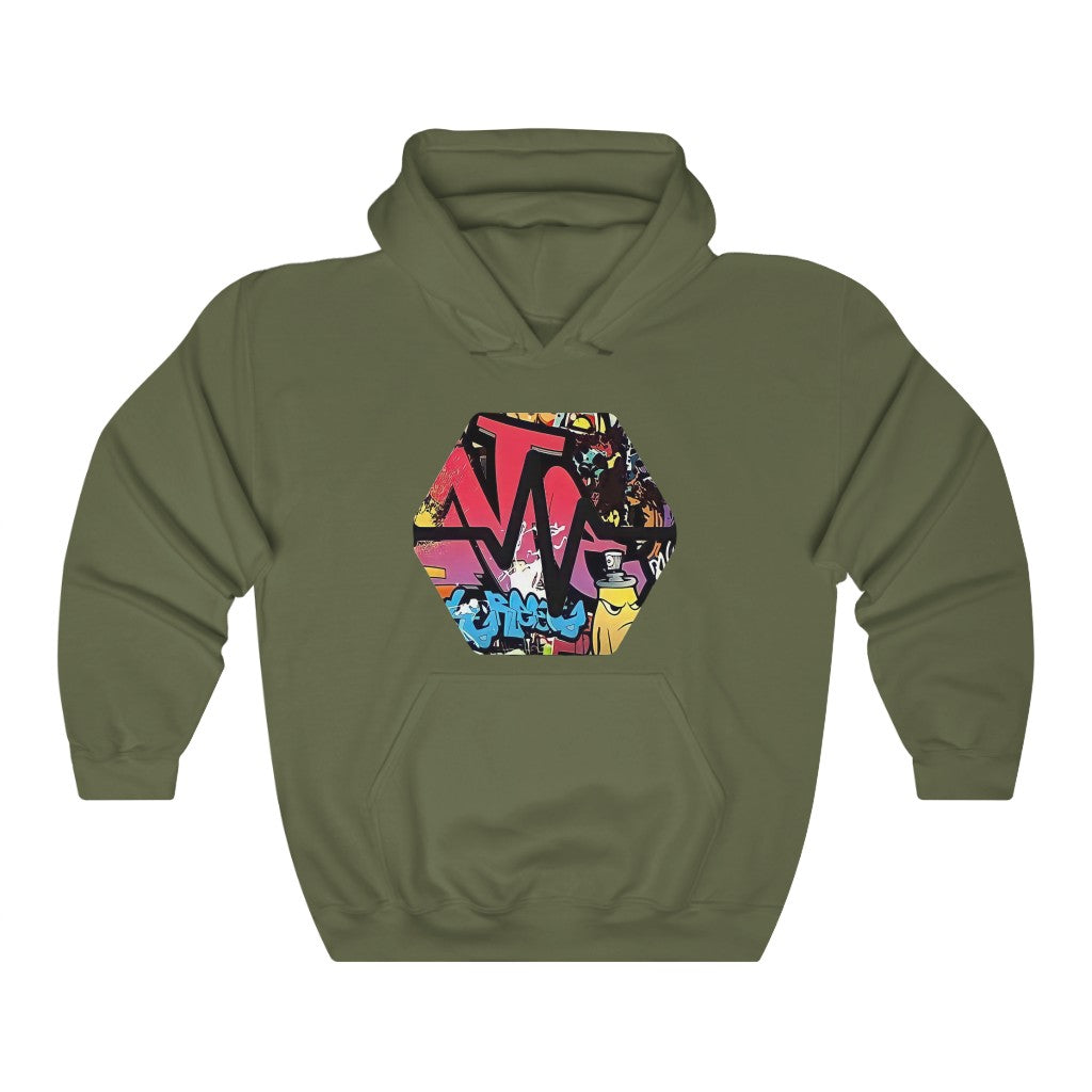 PulseChain Graffiti #1 Unisex Heavy Blend Hooded Sweatshirt