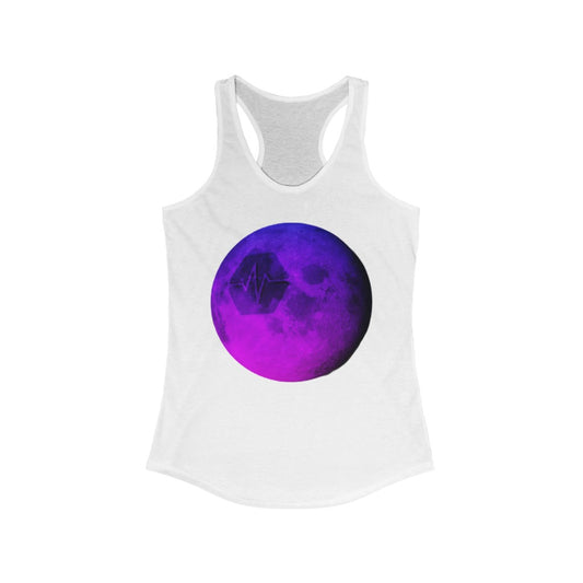 Pulse To The Moon Women's Ideal Racerback Tank