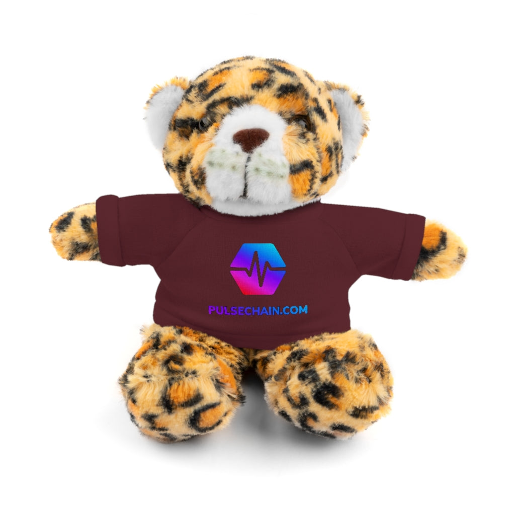 PulseChain Stuffed Animals - Panda, Lion, Bear, Bunny, Jaguar, and Sheep.