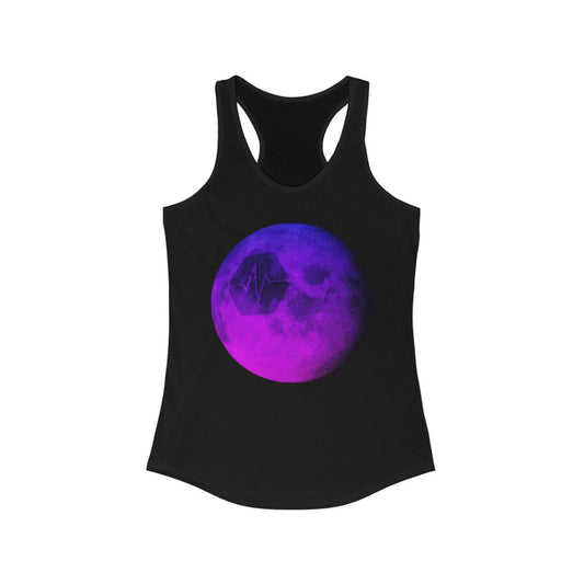 Pulse To The Moon Women's Ideal Racerback Tank