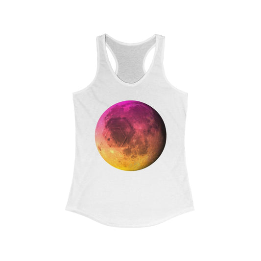 HEX To The Moon Women's Ideal Racerback Tank