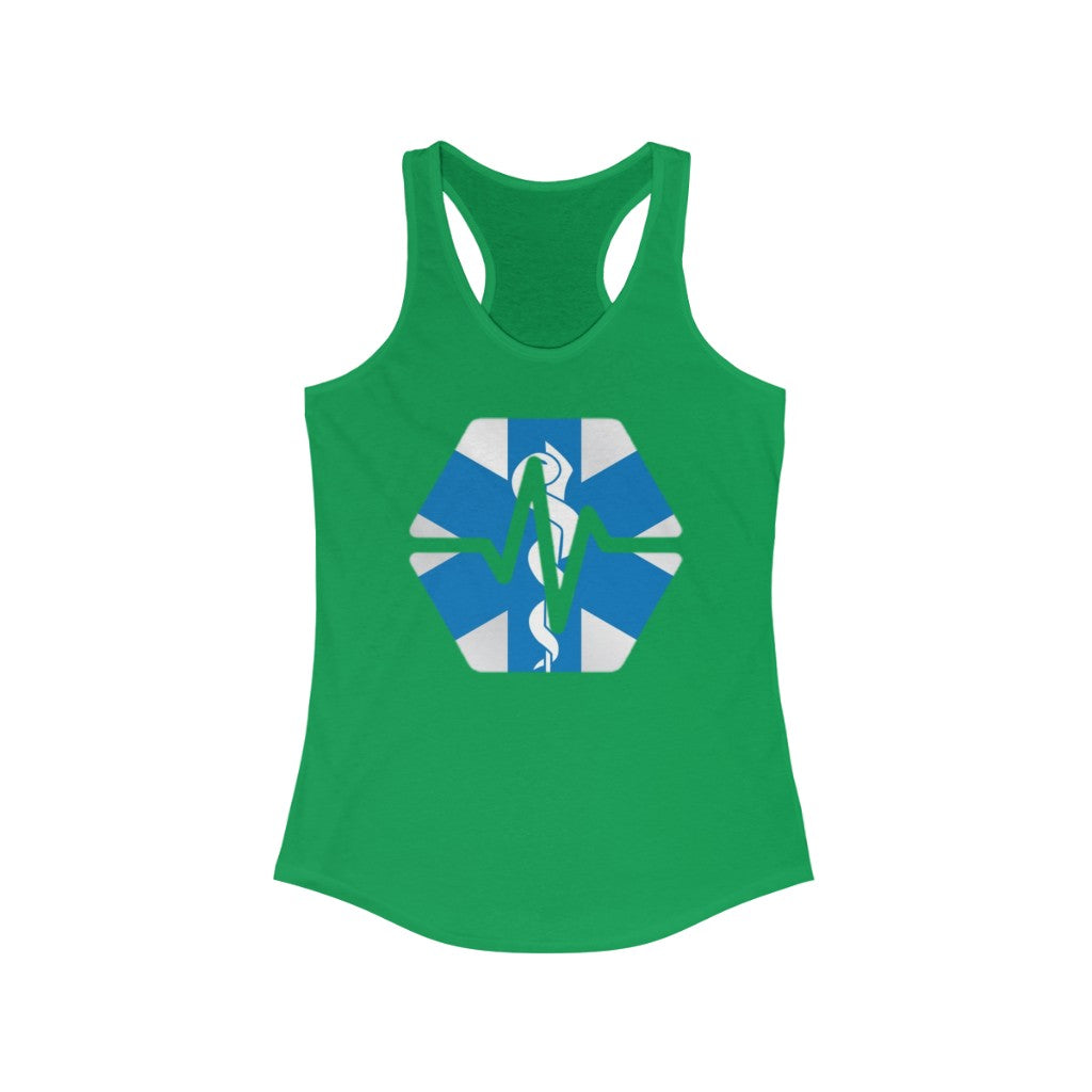 PulseChain First Responder Women's Ideal Racerback Tank