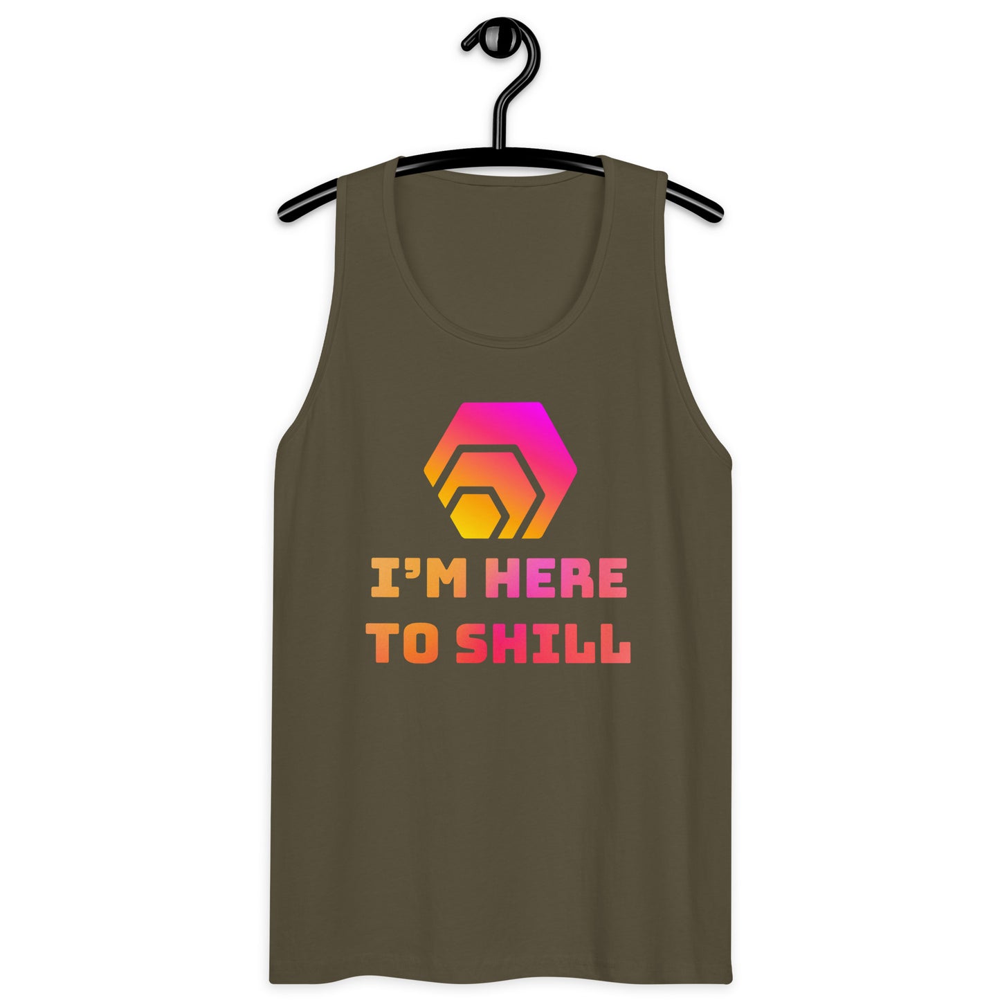 I'm Here To Shill HEX Men’s Premium Tank Top