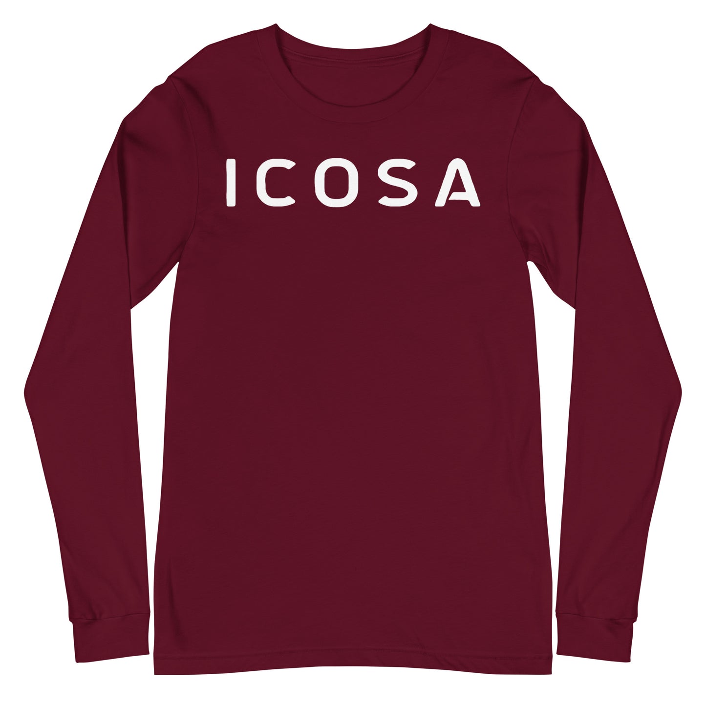 Icosa Unisex Long Sleeve Tee (Front & Back)