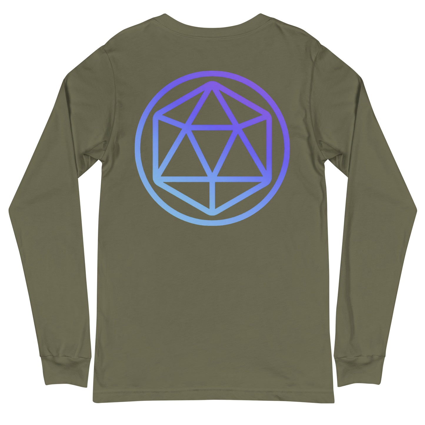 Icosa Unisex Long Sleeve Tee (Front & Back)