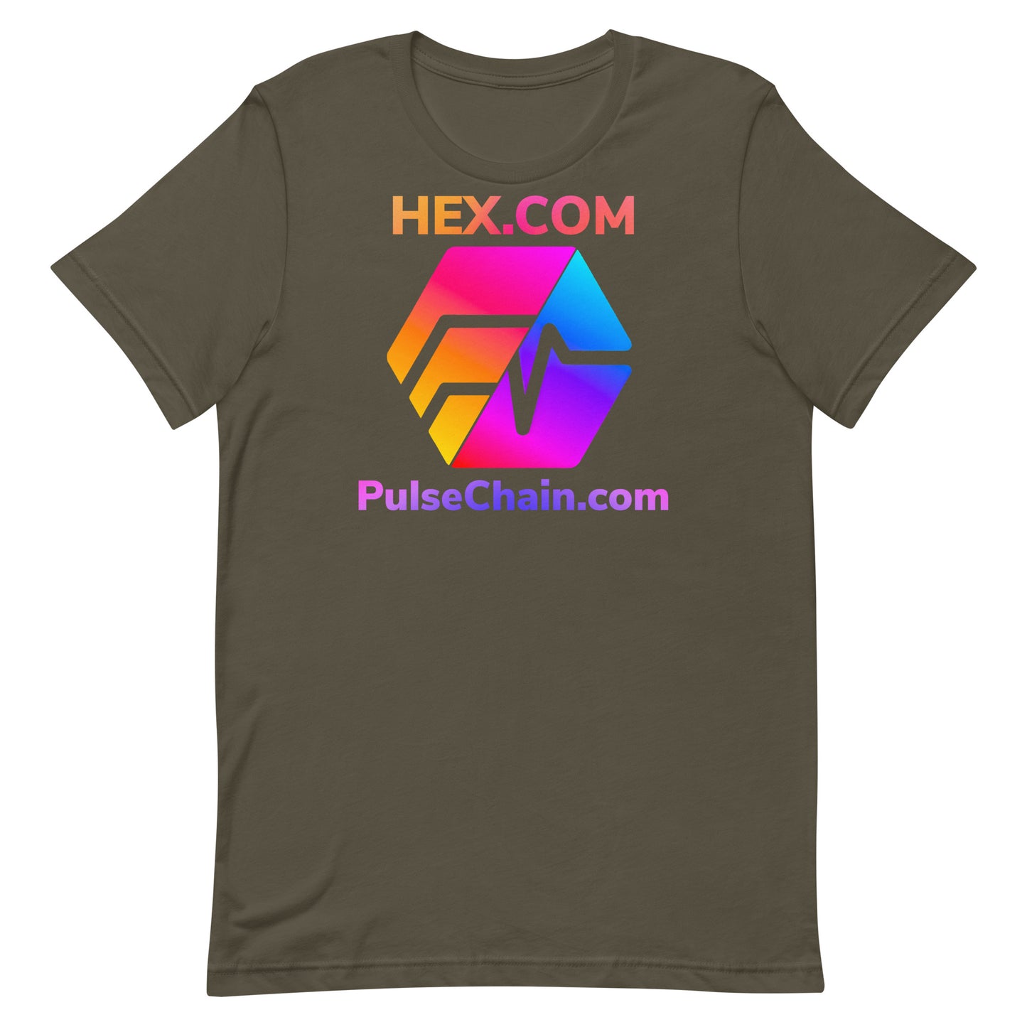 HEX.COM and PulseChain.com Unisex T-Shirt